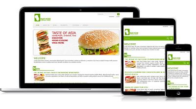 thiết kế web mẫu thức ăn nhanh #00026