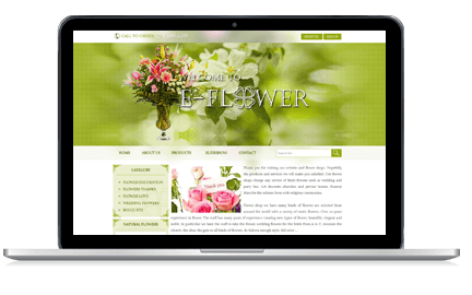 responsive web design flower #00016